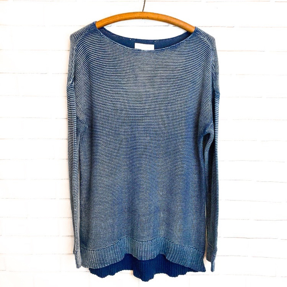 Treasure Bond • Navy Blue Ribbed Sweater - Picture 1 of 9